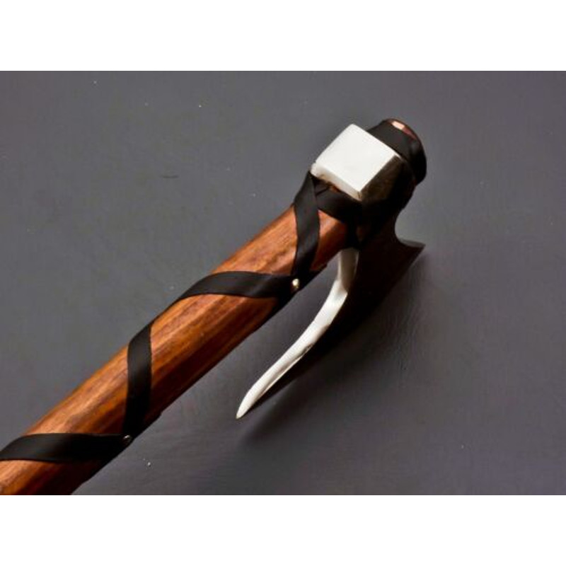 Custom Hand Forged carbon steel Original Ragnar Lothbrok Viking Axe Gift For him 6.jpg