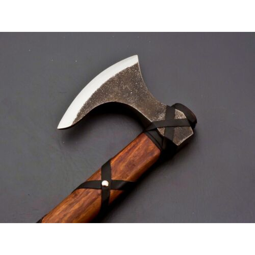 Custom Hand Forged carbon steel Original Ragnar Lothbrok Viking Axe Gift For him 7.jpg