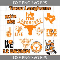 Texas Longhorns Svg File, Love Football, Love Sport, Football Svg,