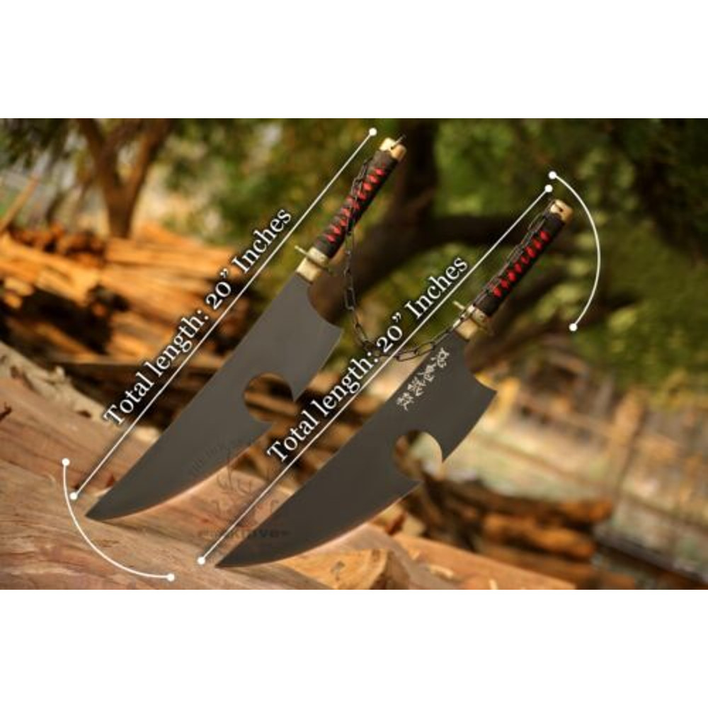 Tengen Uzui twin Nichirin Demon slayer sword Double Anime Sword, Anime Cosplay 3.jpg