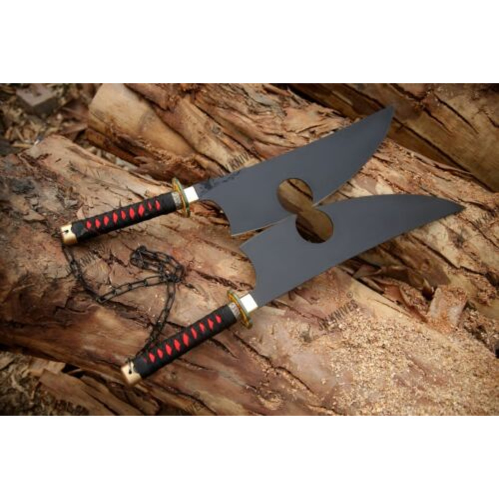 Tengen Uzui twin Nichirin Demon slayer sword Double Anime Sword, Anime Cosplay 6.jpg