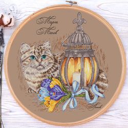 cross stitch pattern pdf march counted cross stitch pattern design for embroidery pdf