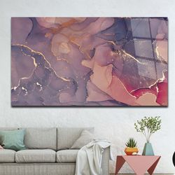 Abstract Tempered Glass Wall Art, Home Decor, Extra large Wall art, Pink Abstract, Pink Wall Art, Mothers Day Gif