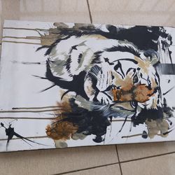 contemporary painting.. "tigress"
