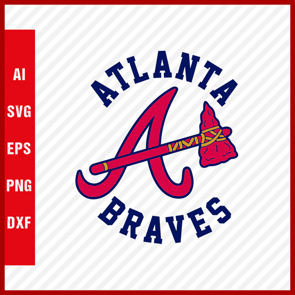 Atlanta Braves Logo SVG - Braves SVG Files - Braves PNG Logo - Inspire  Uplift