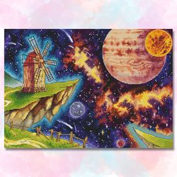 The Edge of the Universe Cross stitch pattern