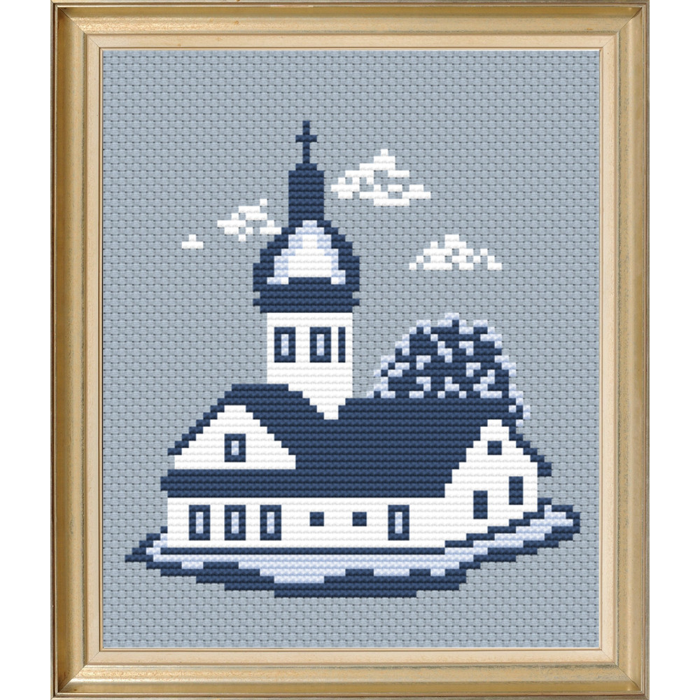 Cross stitch PATTERN Orthodox church1.jpg