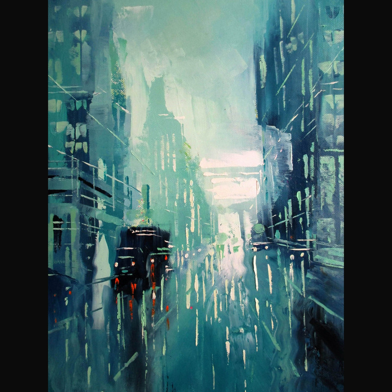 Cyberpunk painting Buy Original Oil Painting on Canvas_001.jpg