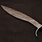 Handmade Damascus Steel Kukri Knife Hand Forged Handmade Leather Sheath GIFT.jpg