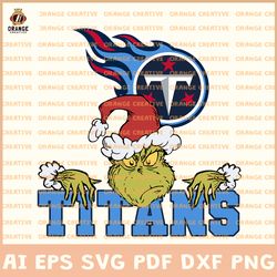 NFL Grinch Tennessee Titans SVG, Grinch svg, NFL SVG Design, Titans SVG, Cricut, Silhouette, Digital Download