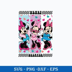 minnie valentine heart svg, minnie mouse svg, disney valentine svg cut file