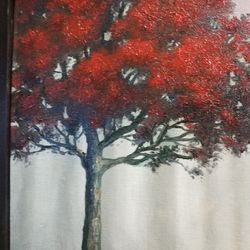 original oil painting hungary landscape painting tree painting tree painting bright painting living room decoration