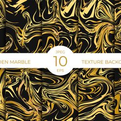 black and gold marble texture background. digital paper