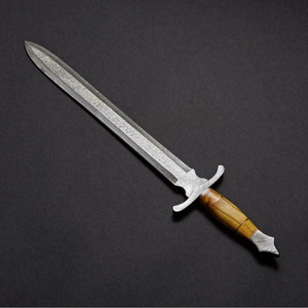 Hand Forged Viking Sword Custom Handmade New Damascus Steel.jpg