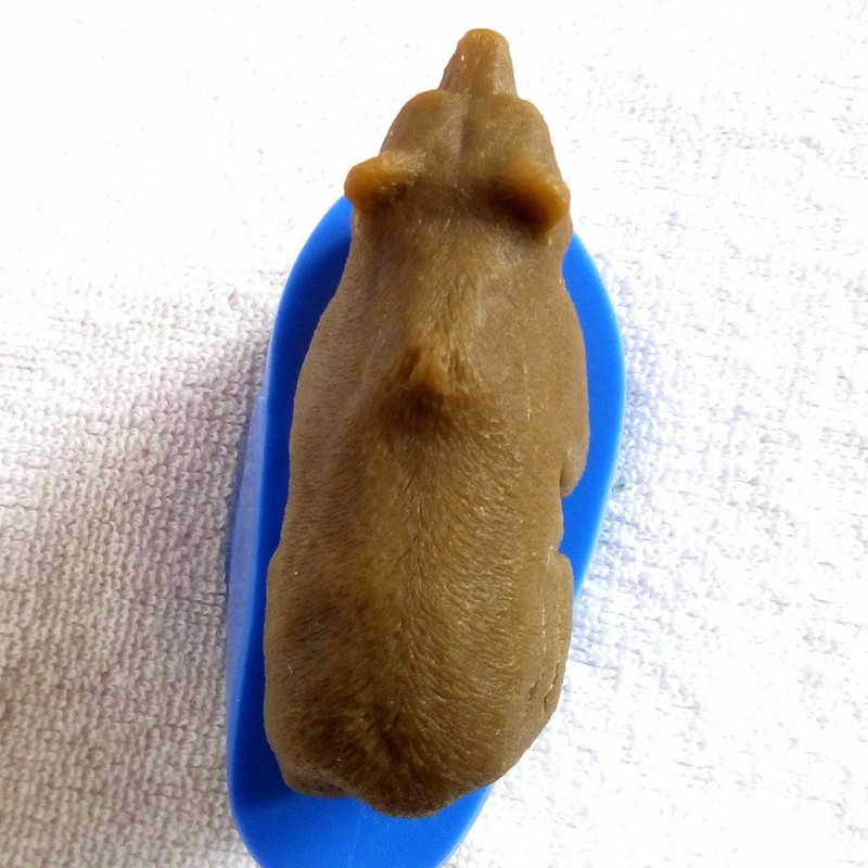 Bear soap and silicone mold