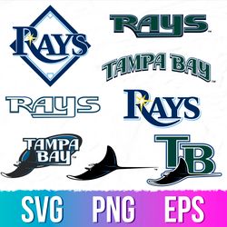 Tampa Bay Rays logo, Tampa Bay Rays svg,  Tampa Bay Rays eps, Rays clipart,  Rays svg, Tampa Bay svg, mlb svg, Rays logo