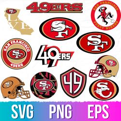 San francisco 49ers logo, san francisco 49ers svg,  49ers eps,  49ers clipart,  49ers svg,  49ers logo, nfl svg