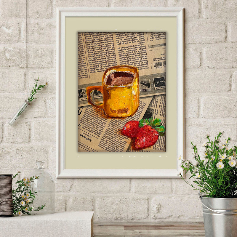 cup art painting
