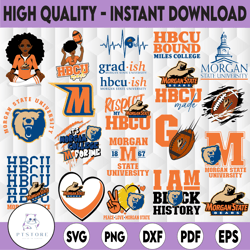 20 files morgan state svg, hbcu teams svg, hbcu football svg, sport bundle svg, clipart