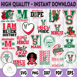 25 files mississippi valley state svg, hbcu teams svg, hbcu football svg, sport bundle svg, clipart