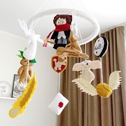 Harry Potter baby boy mobile Harry Potter girl nursery decor Harry Potter ornaments Harry Potter baby shower gifts