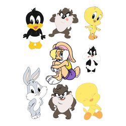 Baby Looney Tunes SVG Bundle, Bugs Bunny svg, Baby Bugs Bunny, Looney Tunes for cricut