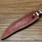Custom Made Damascus Steel Hunting BOWIE Knife nowjpg