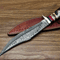 Custom Made Damascus Steel Hunting BOWIE Knife With Handmade Cow.jpg
