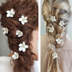 Apple Blossom Bridal hair piece bobby pin Wedding headpiece Floral hair pin for romantic evening Apple tree flowers