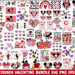 valentine's day svg bundle, disney valentine day svg, valentine design for shirts, valentine svg, valentine cut file