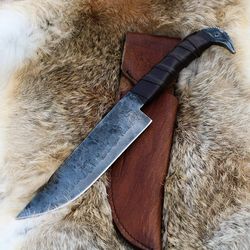 10.5" Inches Odin's Raven Viking Knife Full Tang Knives For Hunting
