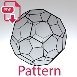 digital drawing for printing 022. stained glass terrarium ball. diy terrarium. template pdf