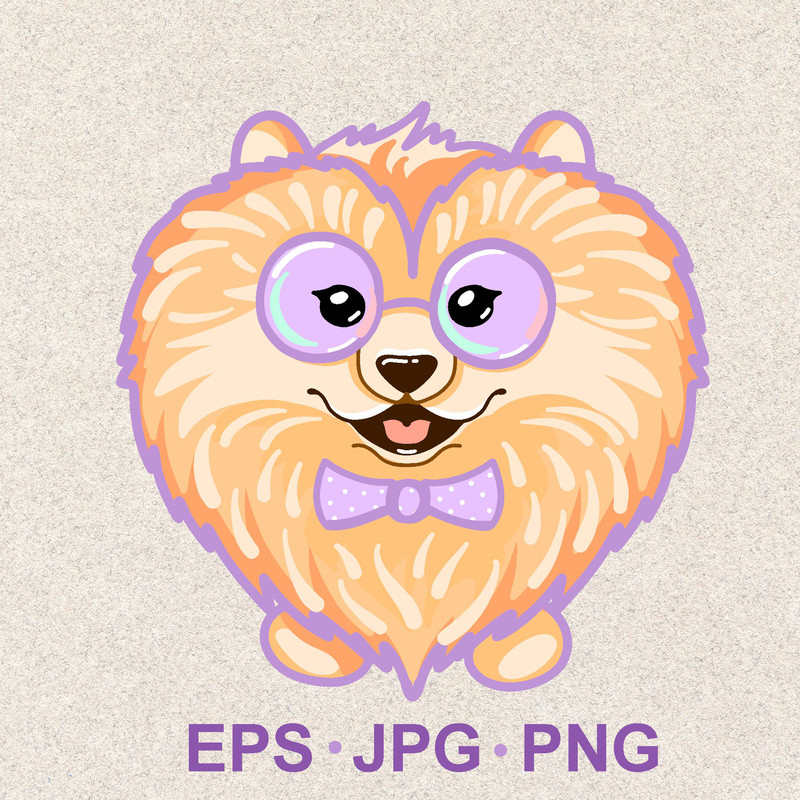 Spitz-dog-clipart-Cute