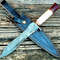 Dagger Knife Custom Handmade Damascus for sale.jpg