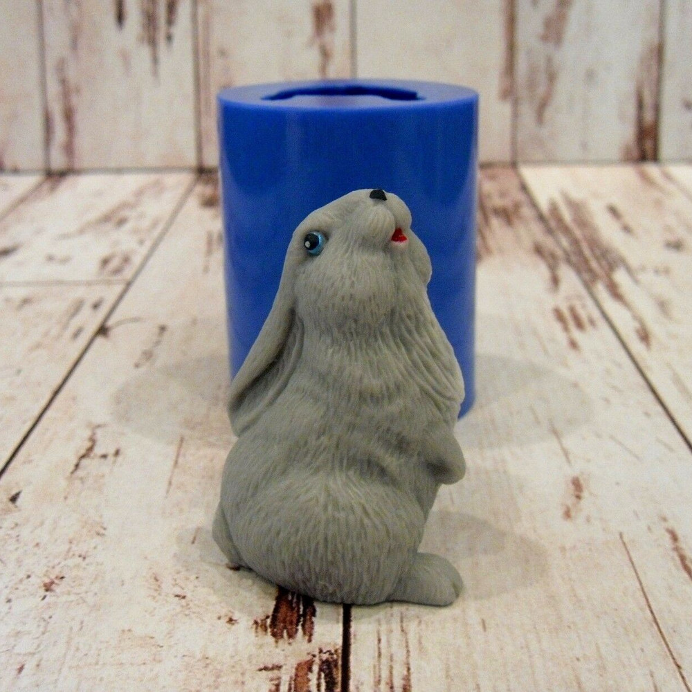 Bunny soap and silicone mold