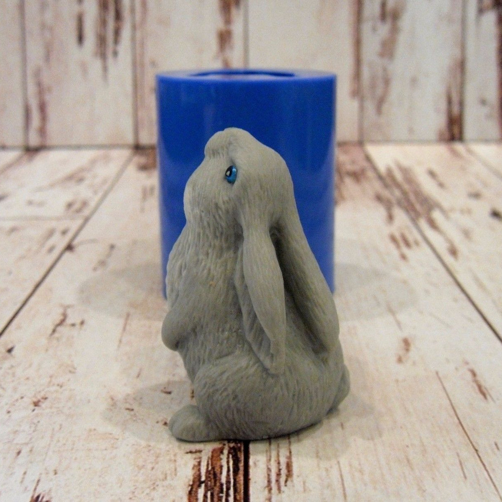 Bunny soap and silicone mold