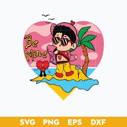 be mine baby benito svg, bad bunny svg, valentine's day svg, png dxf eps file