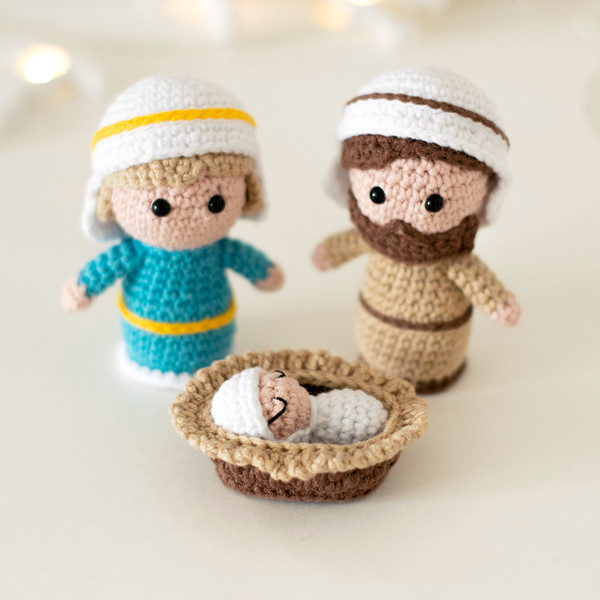 Crochet Christmas Nativity set