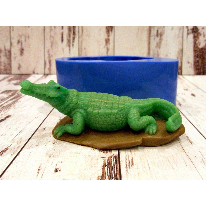 Crocodile soap and silicone mold