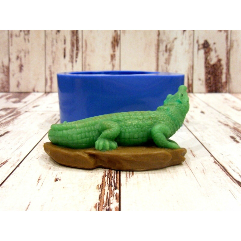 Crocodile soap and silicone mold
