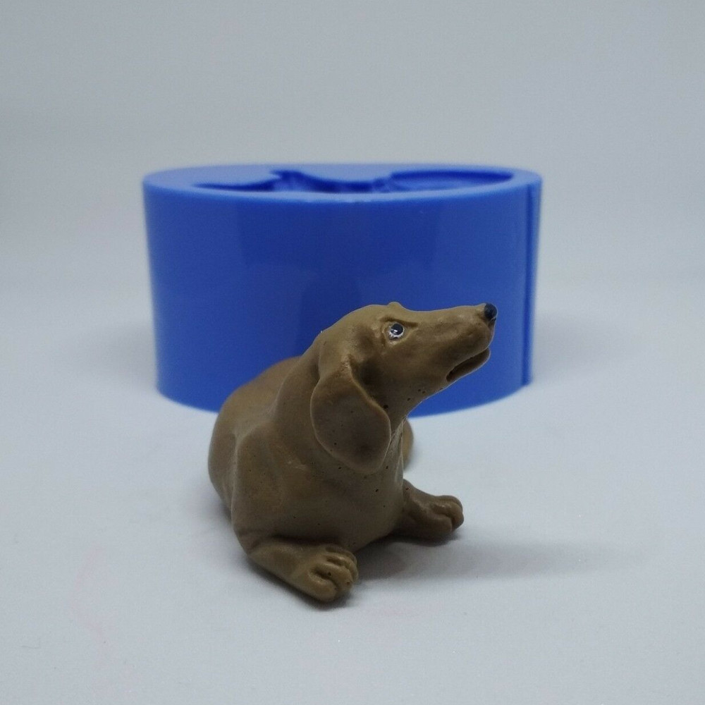 Dachshund soap and silicone mold