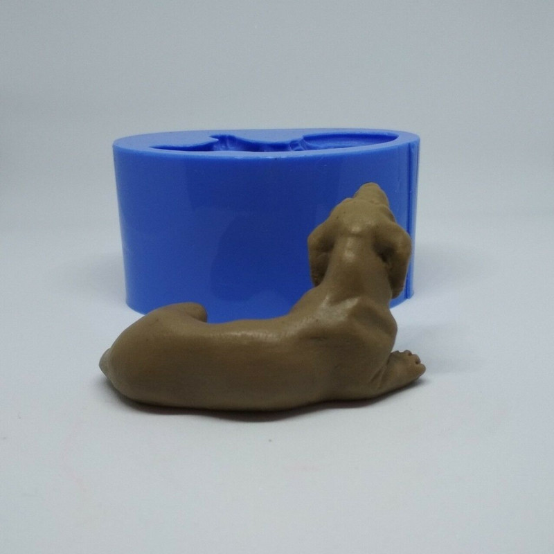 Dachshund soap and silicone mold
