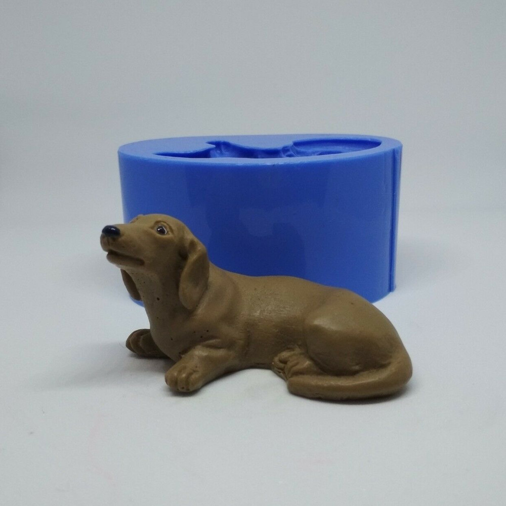 Dachshund soap and silicone mold