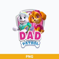 dad paw patrol png, skye and everest paw patrol png, paw patrol girl png