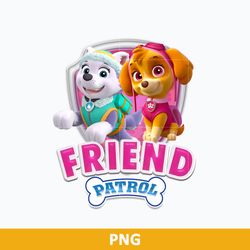 friend paw patrol png, skye and everest paw patrol png, paw patrol girl png