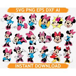 Mickey Minnie Mouse, Minnie Mouse svg, Minnie Mouse eps, Minnie Mouse png, mickey mouse png, mickey mouse svg, Minnie sv