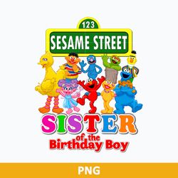 Sister Of The Birthday Boy PNG, Sesame Street PNG, Sesame Street Character PNG