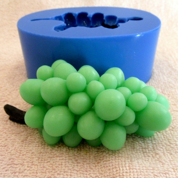 Grapes soap and silicone mold