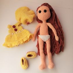 Sofia Doll and outfit. Crochet pattern
