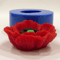 Poppy flower soap and silicone mold